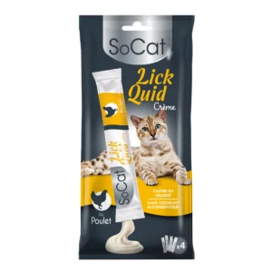 friandise liquide au poulet SoCat Lick Quid pour chat