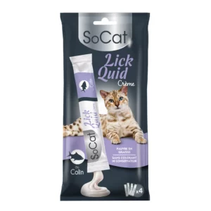 friandise liquide au colin SoCat Lick Quid pour chat