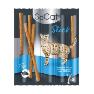Stick friandise grain free au thon pour chat SoCat Stick