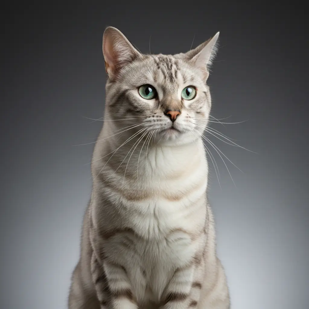 Portrait de Blanquette, chat Bengal des Neiges mascotte de la marque SoCat
